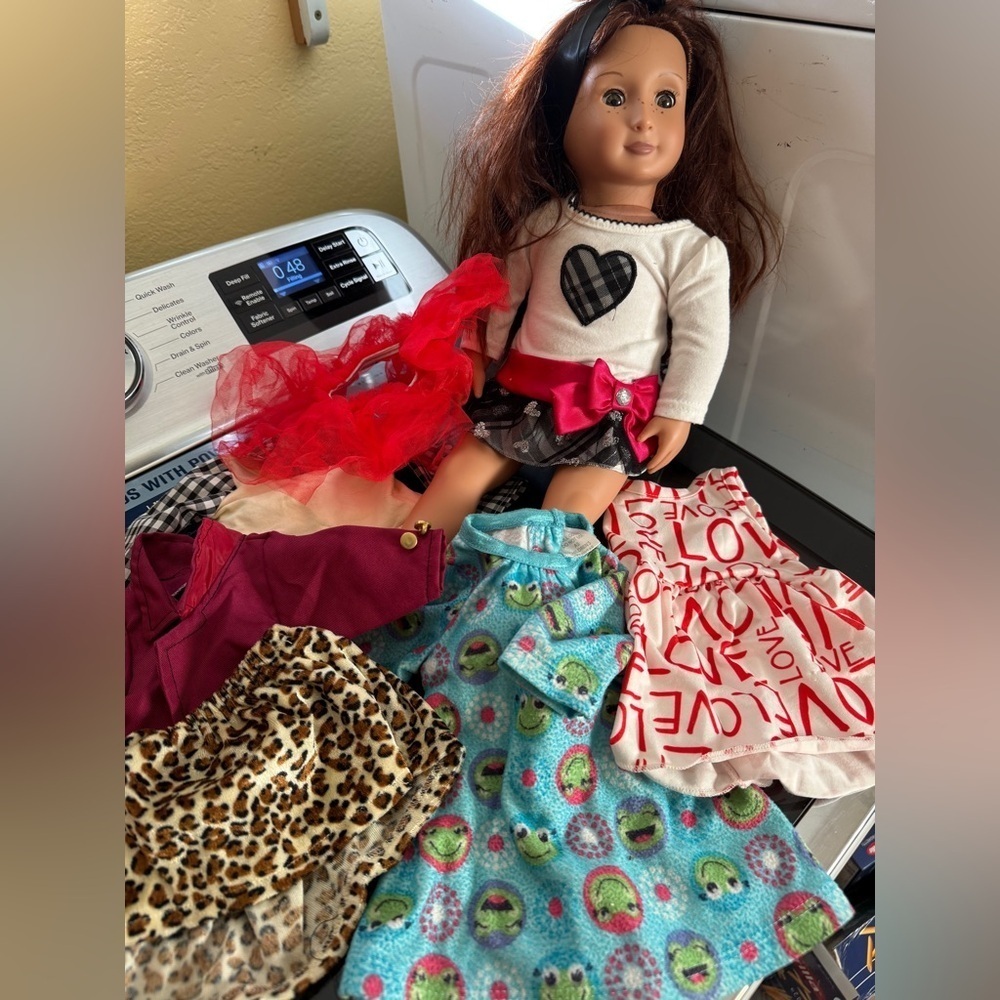 Our Generation 18” Doll and Clothing Lot by Battat
